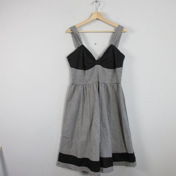 Lindy Bop Houndstooth Dress Bolero Set 14 Black Classic Retro Racabilly Pin 748 - Picture 3 of 16